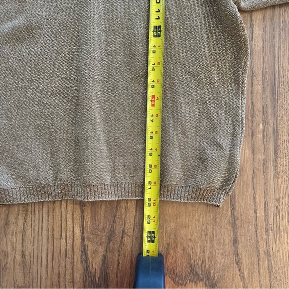 Vintage Women’s Pendleton Wool Blend Short Sleeve Top Size Medium Gold Shirt - Picture 10 of 10